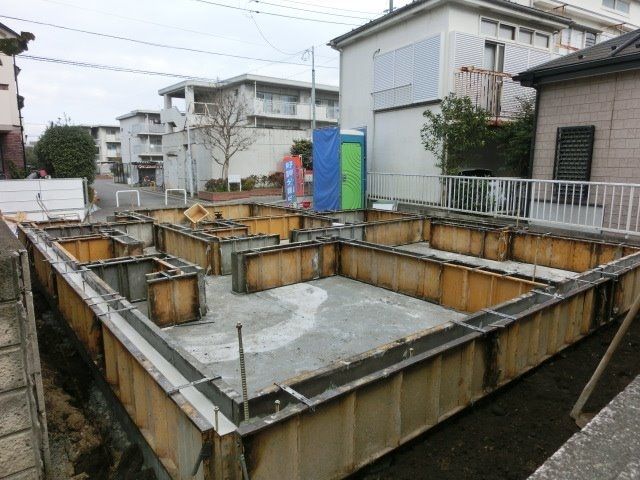 西東京市富士町３丁目・新築戸建の基礎工事