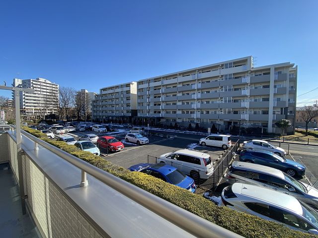 西東京市富士町1丁目3号棟のバルコニーからの眺望（2022.1.8）スプラッシュ
