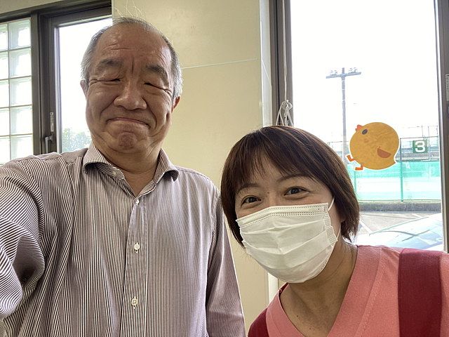 ひよこ親子教室で村田真由美さんとツーショット（2022.5.5）スプラッシュ