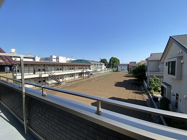 小平市仲町の新築一戸建てベランダからの眺望（2022.5.29）スプラッシュ