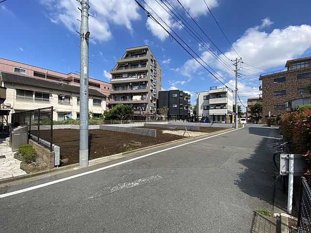 造成工事が完了した西東京市富士町4丁目の現地（2022.9.10）スプラッシュ