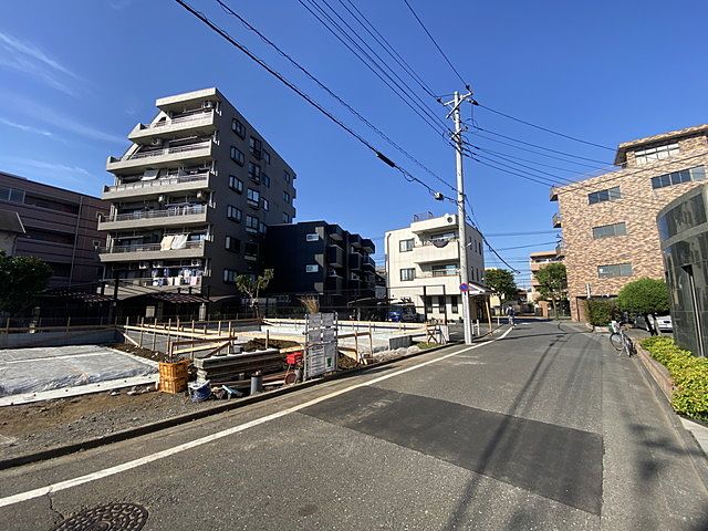 西東京市富士町4丁目新築一戸建て全3棟の前面道路（9.29）