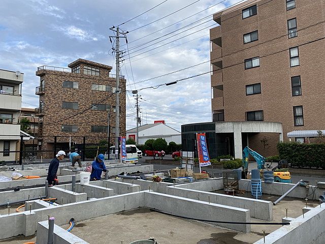 西東京市富士町4丁目給排水設備の先行配管（2022.10.18）スプラッシュ