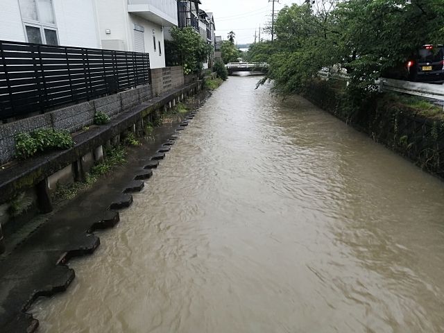 西東京市内の白子川の水位がリアルタイムで確認できます