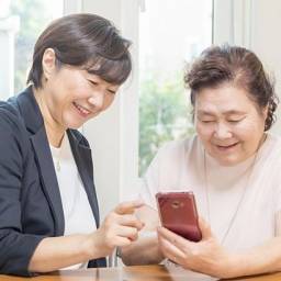 高齢者のためのスマホの相談会です