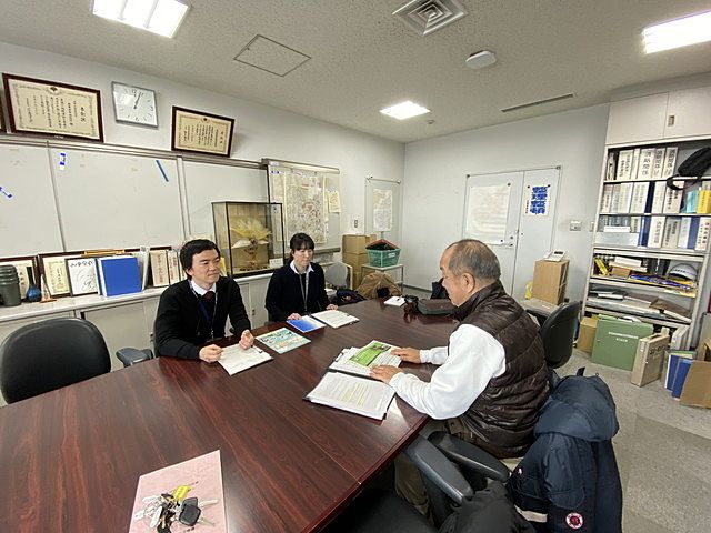 西東京市危機管理課で収録した様子(2.12)スプラッシュ