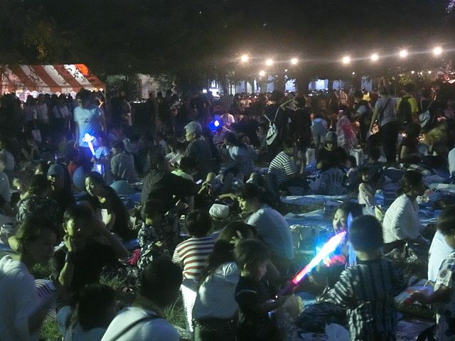 文理台公園の花火は今日もやります！