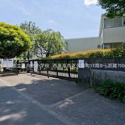 西東京市立上向台小学校 距離750m